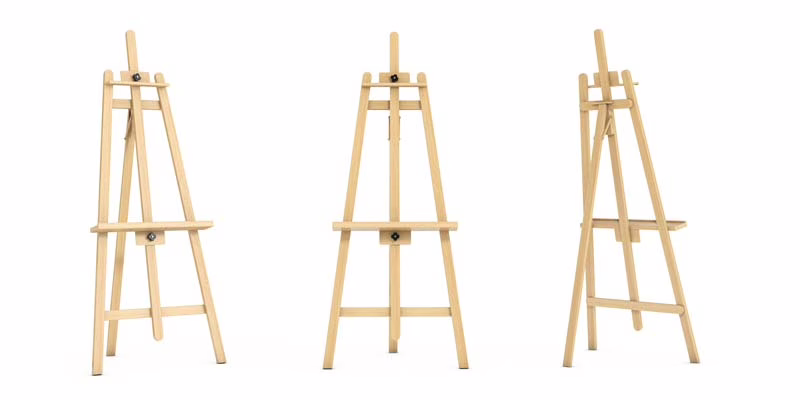 fa művész festőállványok