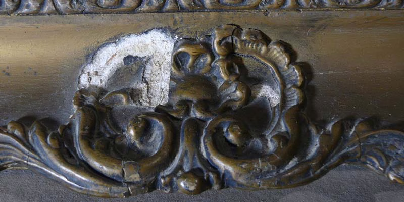 képkeret restaurálás előtte állapot