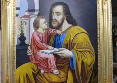 keret restaurálás elkészült munka