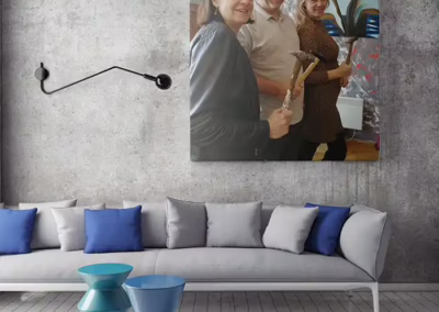 vászonkép nyomtatás mintakép 3 ember