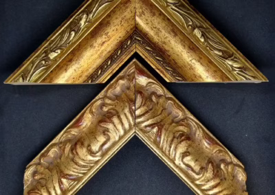 Széles aranya/ezüst képkeretek